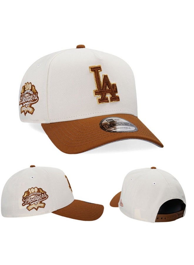 MLB Los Angeles Dodgers Baseball Cap Adjustable Snapback Hat Trendy Streetwear Style for Men and Women