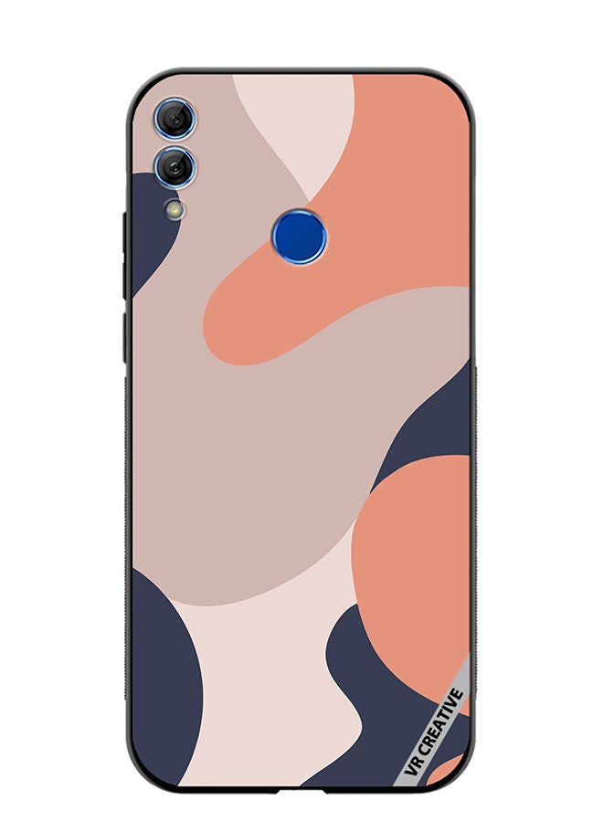 Protective Case Cover For Honor 10 Lite Layered In Design Multicolour