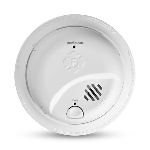 First Alert Smoke Alarm, Battery-Operated Detector with Test & Silence Button, SMI100, 1-Pack - Image 5