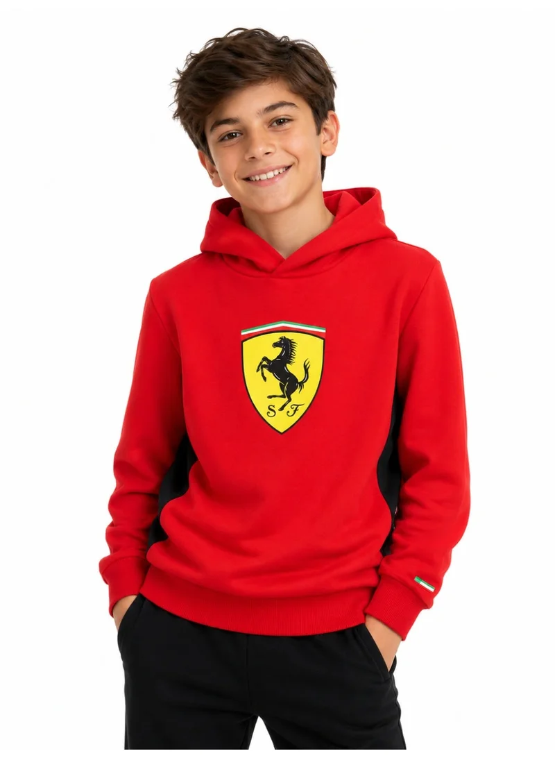 Scuderia Ferrari Scuderia Ferrari Kids Large Scudetto Hoodie
