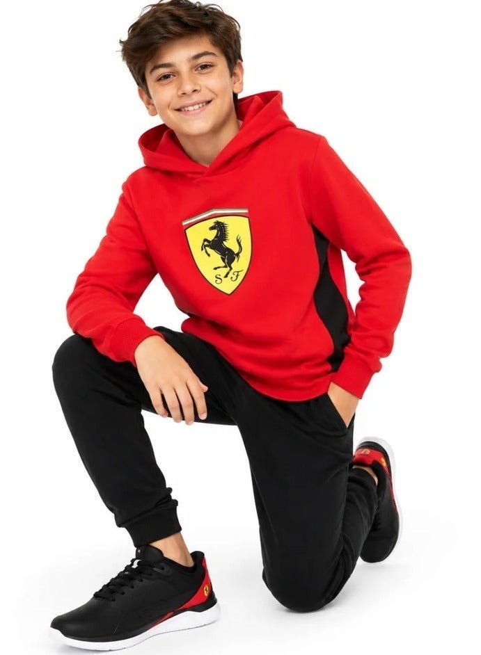 Scuderia Ferrari Kids Large Scudetto Hoodie - Image 5