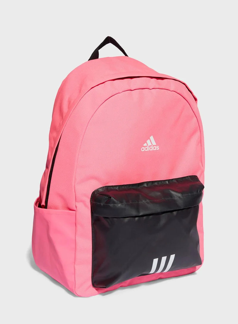 adidas شنطة ظهر بطباعة 3 خطوط