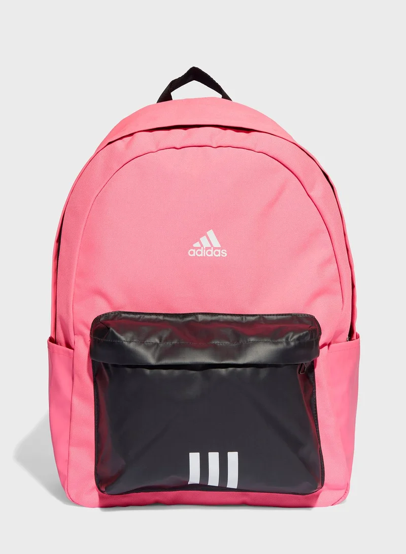 adidas شنطة ظهر بطباعة 3 خطوط