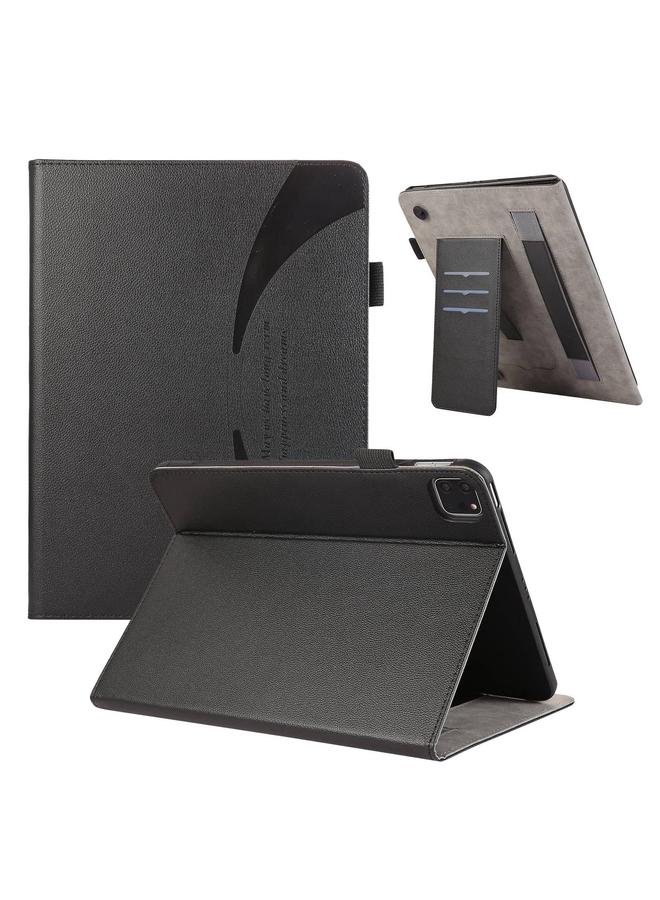 Zaboon Case For iPad Pro 12.9 2022 / 2021 / 2020 Litchi Texture Leather Sucker Tablet Case - Image 1