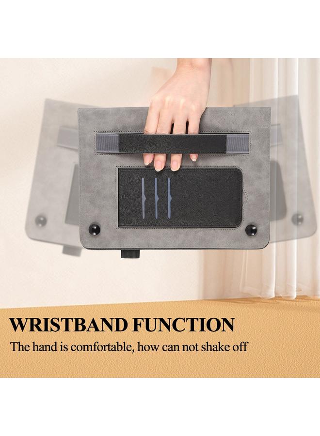 Zaboon Case For iPad Pro 12.9 2022 / 2021 / 2020 Litchi Texture Leather Sucker Tablet Case - Image 4