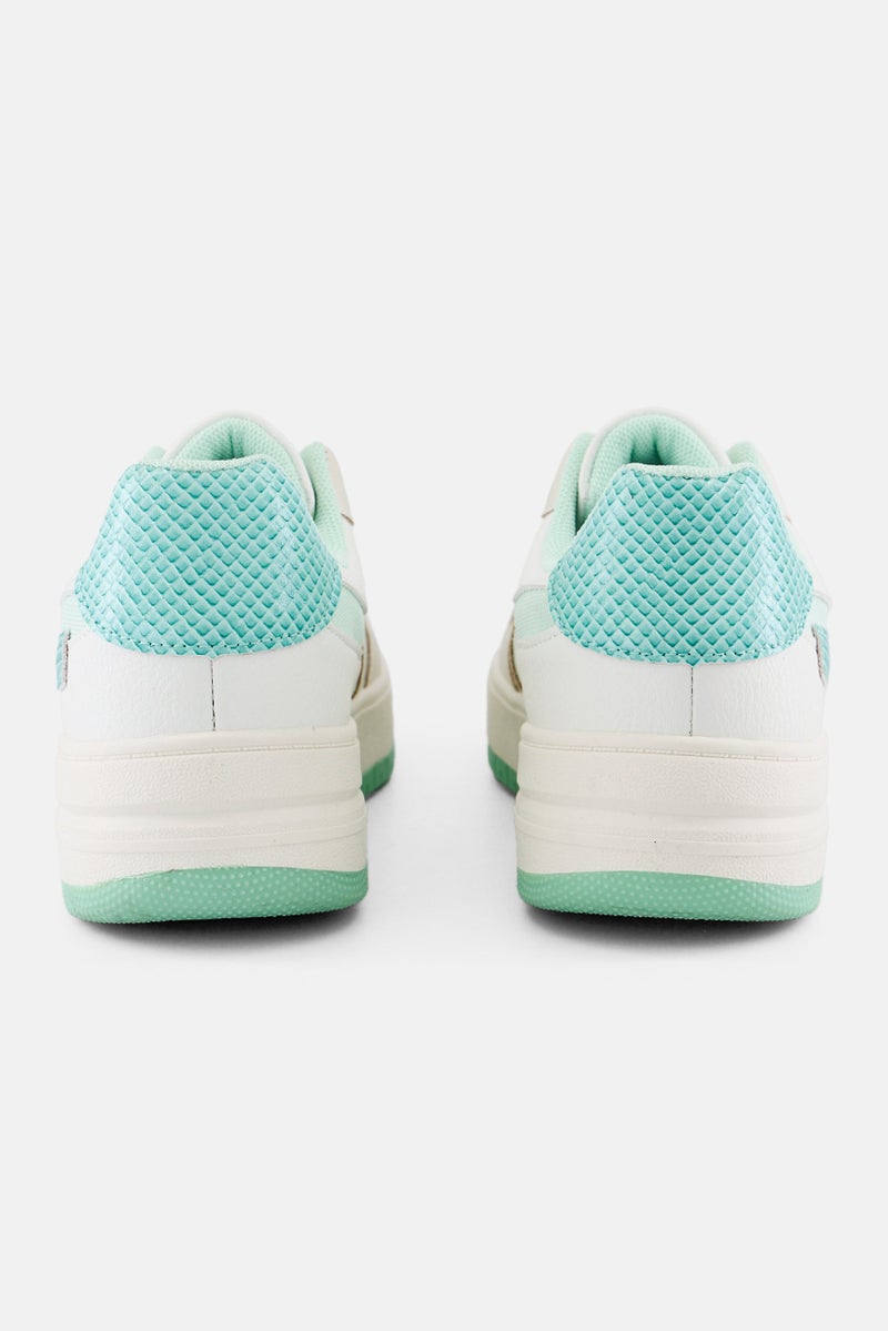 XOXO Women Lace Up Casual Shoes, Multicolor - Image 4