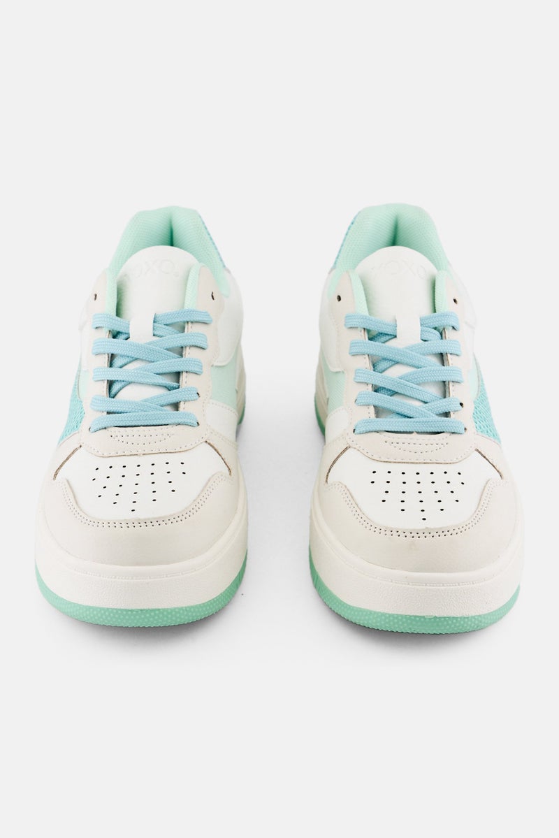 XOXO Women Lace Up Casual Shoes, Multicolor - Image 2