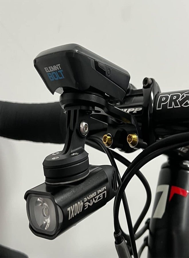 Cestbon Bike Headlight Mount for Gopro Adapter Quick Release Interface Compatible with Lezyne Olight Magicshine - Image 3