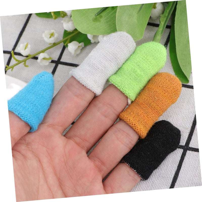 5Pcs Sweatproof Finger Covers For Mobile Gaming Comfortable Lightweight Spandex Sleeves - Image 4