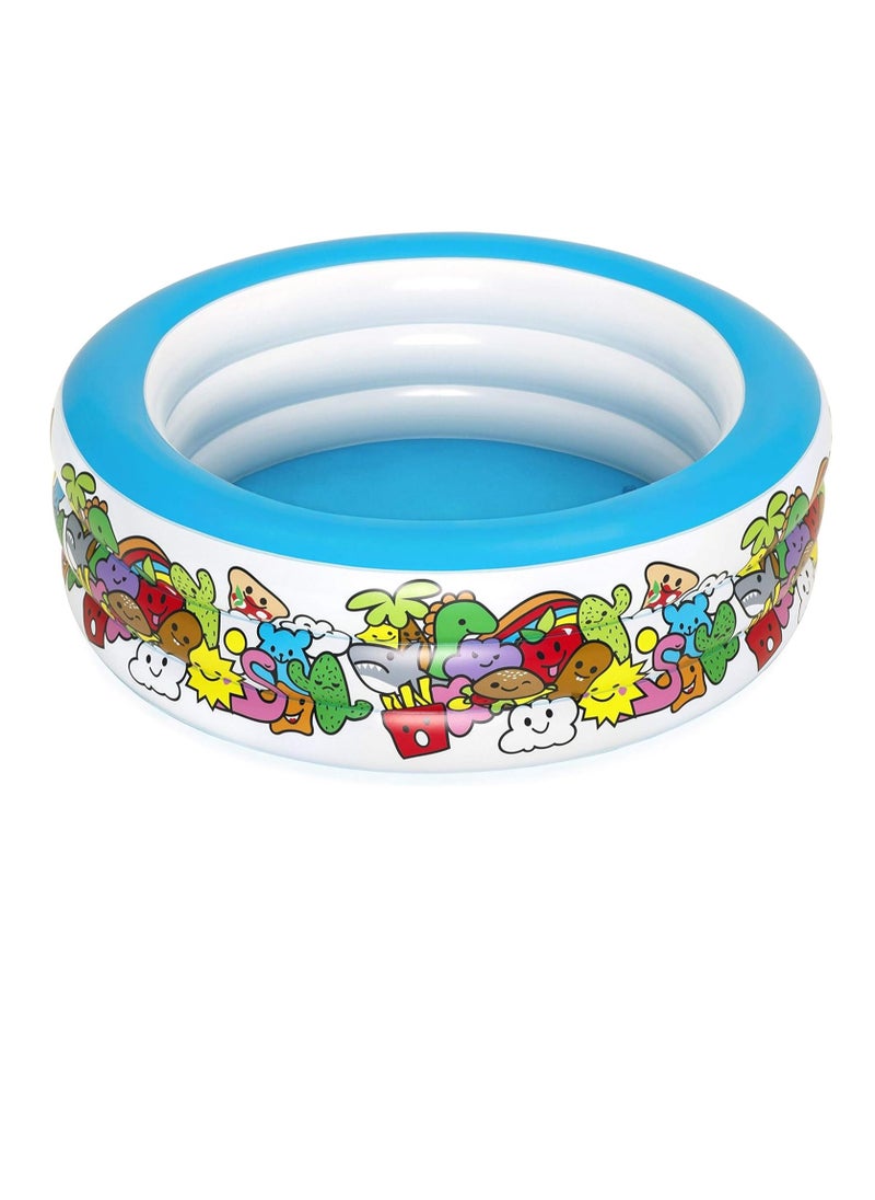 Bestway - Bestway Inflatable character play  Pool Round 152 cm x 51 cm - No:51121 - Image 1