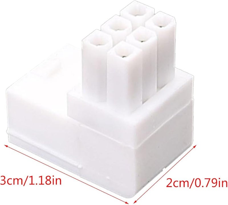 GPU 6 Pin to 90 Degree Power Adapter Board for Desktop Graphics Card PCIe Connector - Image 4