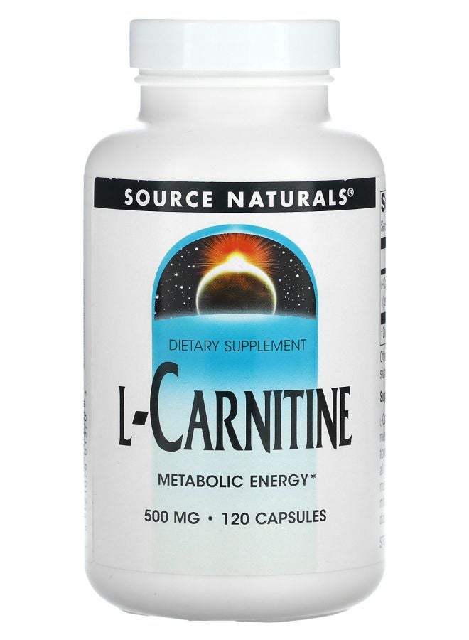 LCarnitine 500 mg 120 Capsules