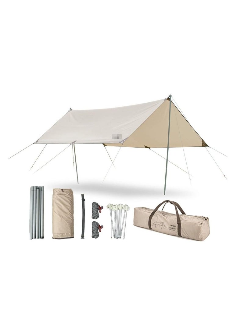 YULAN Outdoor Portable Tent Tarps Waterproof And Windproof, Lightweight Camping Tarpaulin Canopy Hammock Rain Fly Shelter For Outdoor Backpacking Hiking Beach 35Lsj-0385 - Image 1