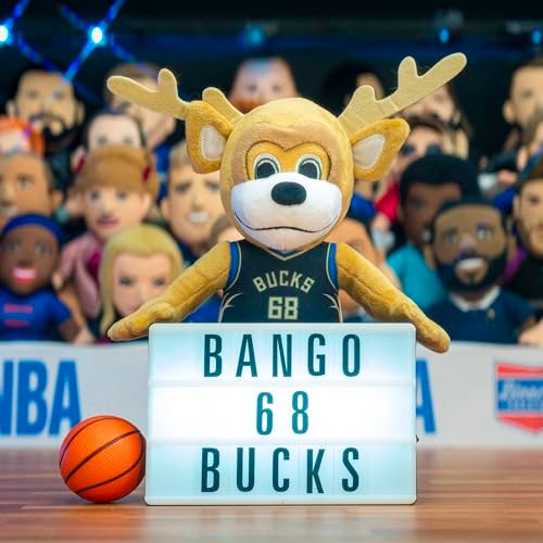 Bleacher Creatures Milwaukee Bucks Bango 10 NBA Mascot Plush Figure A Mascot for Play Or Display - Image 5