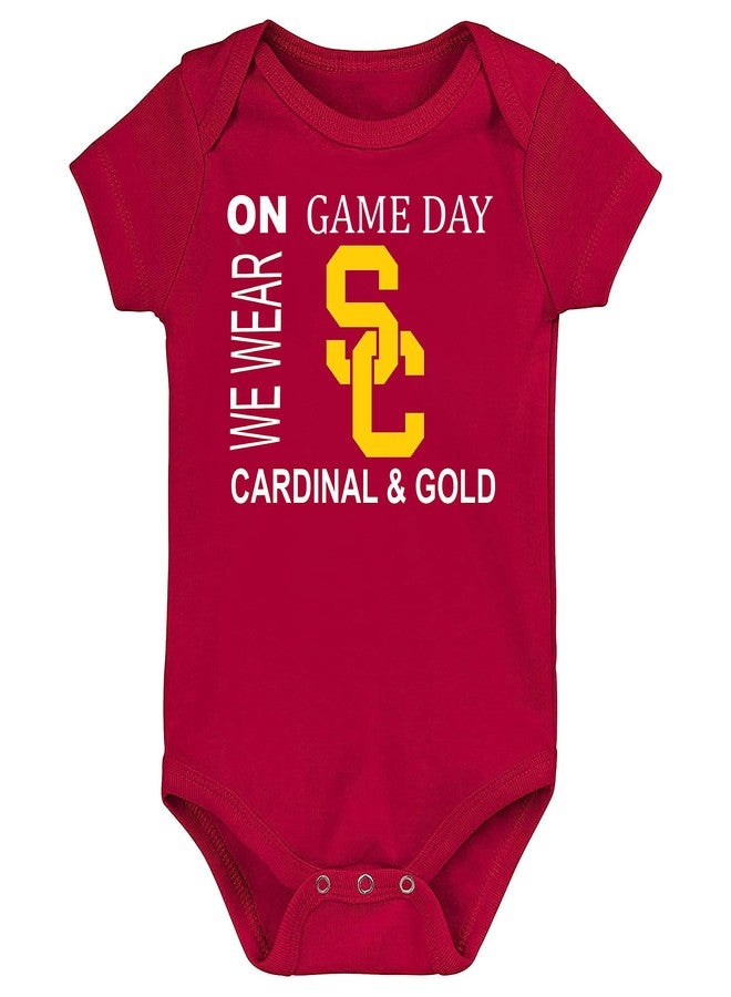 Future Tailgater USC Trojans Southern California On Gameday Baby Bodysuit (6-12 months)