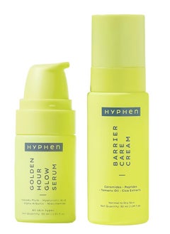 HYPHEN Hyphen Daily Night-Care Routine for Normal Dry Skin with Face Serum and Barrier Care Cream Value Pack of 2  - Image 1