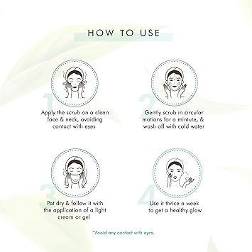 MCaffeine mCaffeine Naked Detox Green Tea Face Scrub Walnut Granules for Pore Cleaning Revitalizes Skin and Removes Dirt and Impurities 100 g  - Image 5