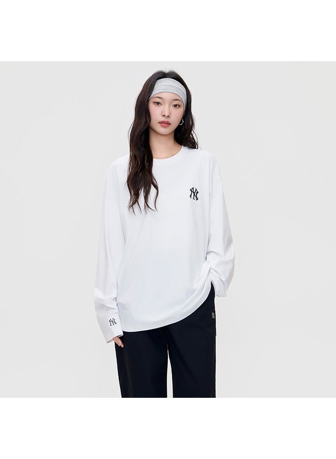 MLB Unisex NY Yankees Graffiti Print White Long Sleeve T‑Shirt-S - Image 2