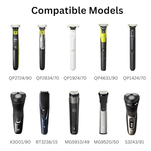 VCUMCLNR 5V Replacement Charger Compatible with Philips Norelco One Blade QP2724 QP2834 MG5910 MG7910 MG9510 MG9520 PQ888 PQ889 - Image 4