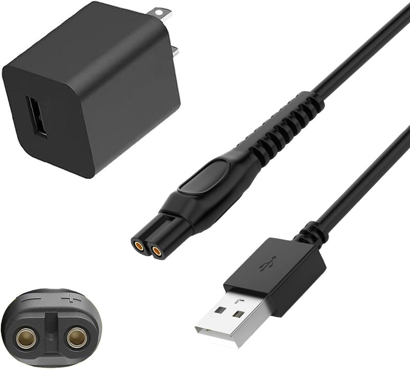 VCUMCLNR 5V Replacement Charger Compatible with Philips Norelco One Blade QP2724 QP2834 MG5910 MG7910 MG9510 MG9520 PQ888 PQ889 - Image 1