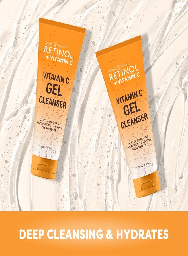 RETINOL غسول وجه ريتينول + فيتامين سي، يضيء ويقلل من علامات الشيخوخة، الخطوط الدقيقة والملمس غير المتساوي، 4 أونصات - Image 4