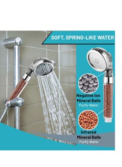 SHOWAY 3 Modes Settings Detachable Filter Shower Head With Replaceable Mineral Balls  - Image 4