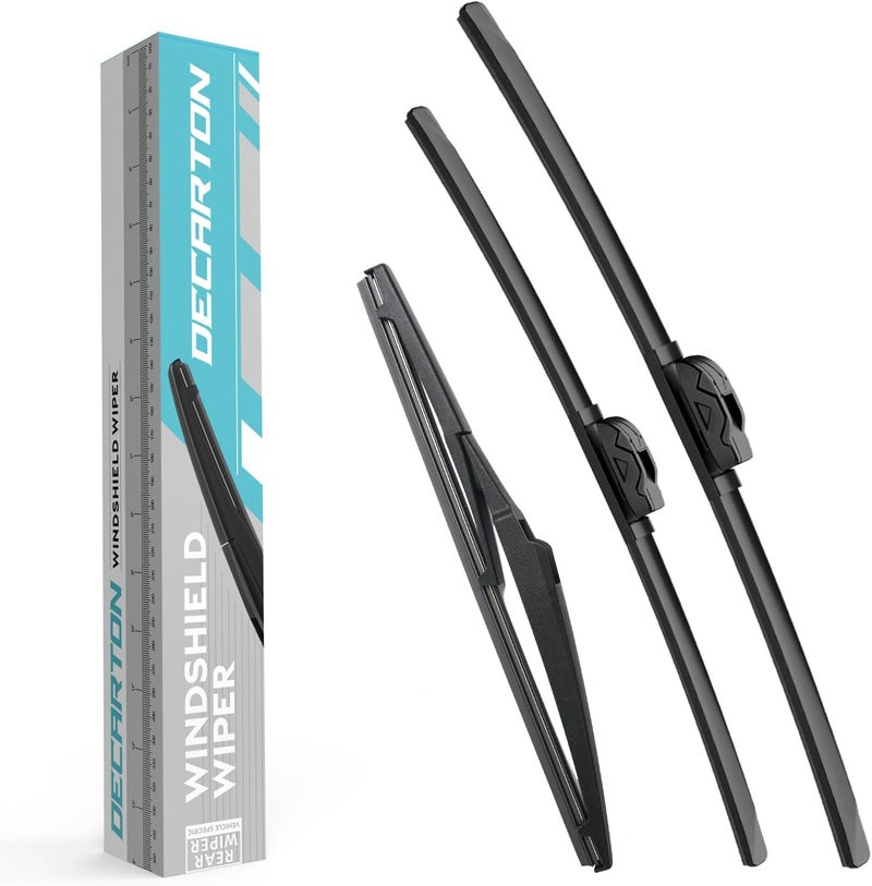 DECARTON 3 Piece Replacement Wiper Blades for Hyundai Tucson - Image 1