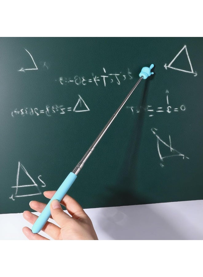 jaexest 3-Pack Telescopic Teacher Pointer Sticks, 17-55cm Extendable Hand Pointer with Finger Design, Retractable Classroom Pointer for Whiteboard, School Teaching & Kindergarten Supplies - Image 4