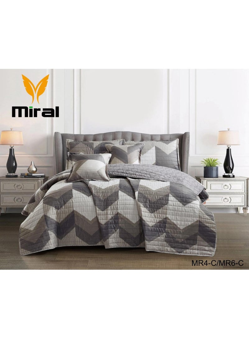 Miral Double Size Comforter Set – 6 Pieces – Reversible – 240×220 cm