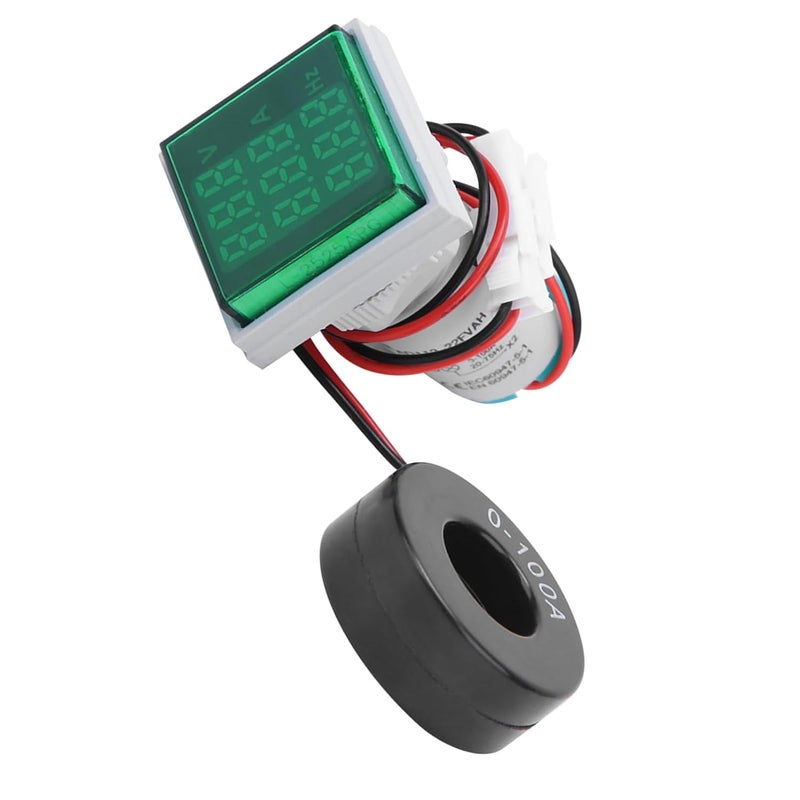 AC Voltage Current Tester Portable 3-in-1 Electric Meter for Electrical Testing Blue Color (Green) - Image 2