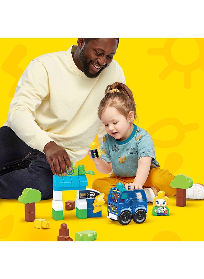 Mega Bloks مجموعة هدايا لعبة بناء حافلة شارج جو من جرين تاون S36 للأعمار من 1-5  - Image 3