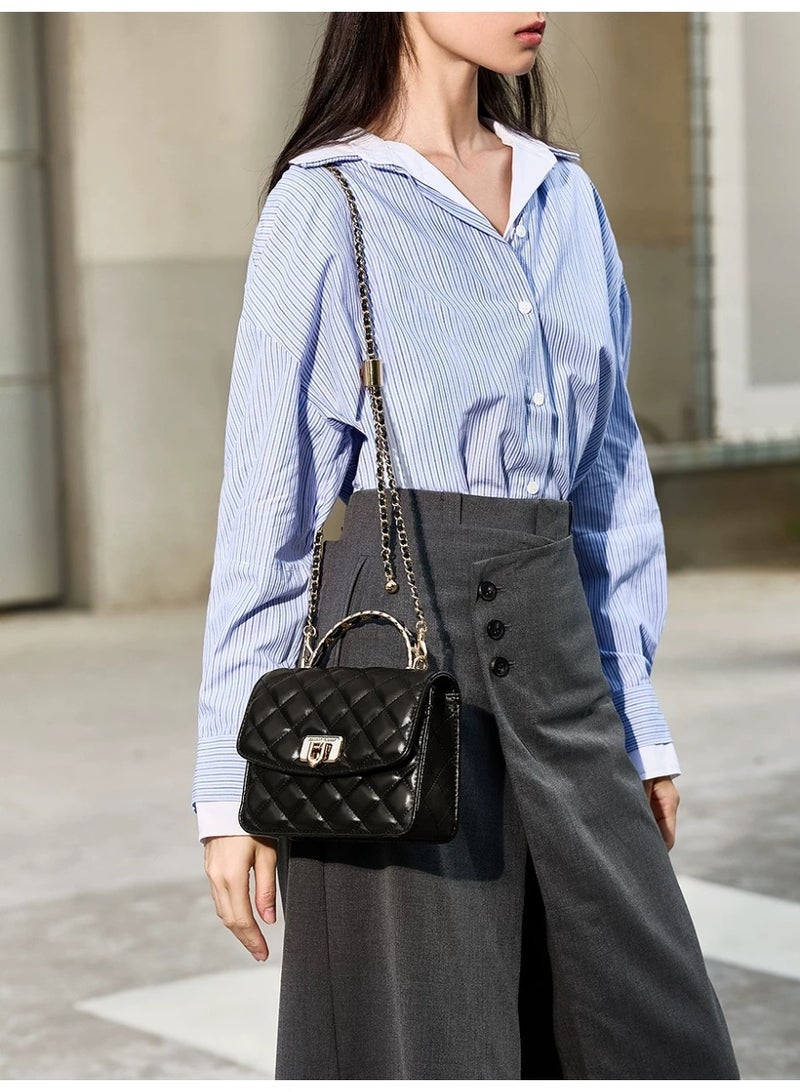 تشارلز & كيث حقيبة كريسيدا المبطنة بمقبض علوي، وحقيبة كتف، وحقيبة كروس بودي من تشارلز آند كيث - أسود - Image 2