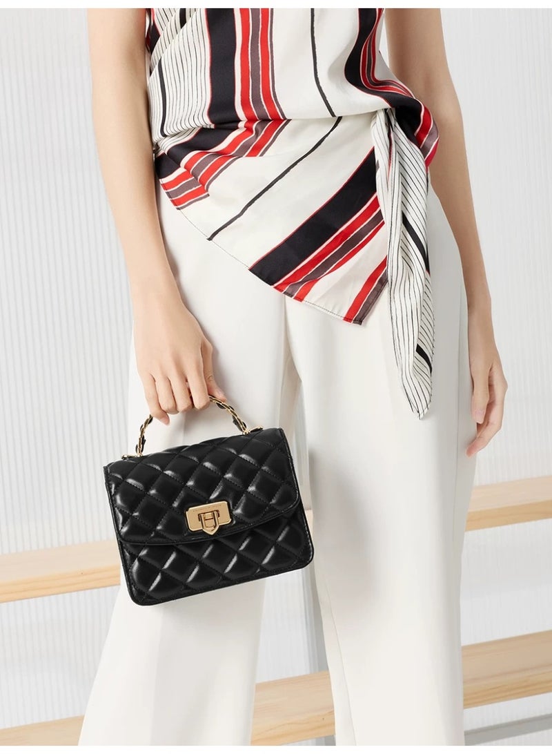 تشارلز & كيث حقيبة كريسيدا المبطنة بمقبض علوي، وحقيبة كتف، وحقيبة كروس بودي من تشارلز آند كيث - أسود - Image 4