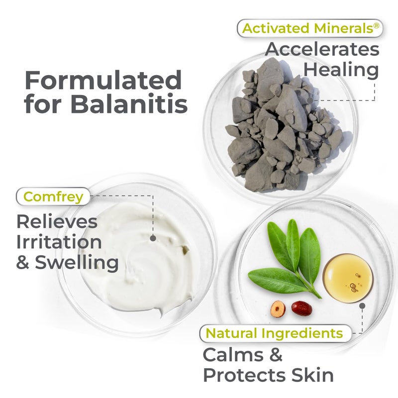 terrasil Balanitis Relief - Balanitis Treatment for Men, Natural Soothing Foreskin Ointment for Relief from Symptoms of Irritation, Itch, and Inflammation. Dermatologist Tested (.5oz) - Image 4