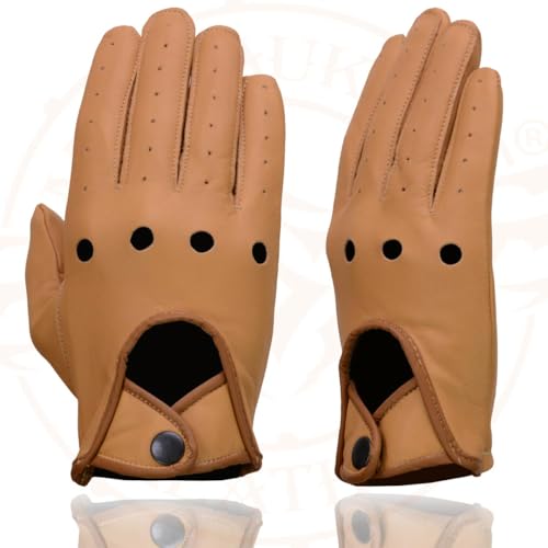 Milwaukee Leather قفازات دراجة نارية جلدية Milwaukee MG7508 للرجال مع فتحات تنفس - XX-Large - Image 4