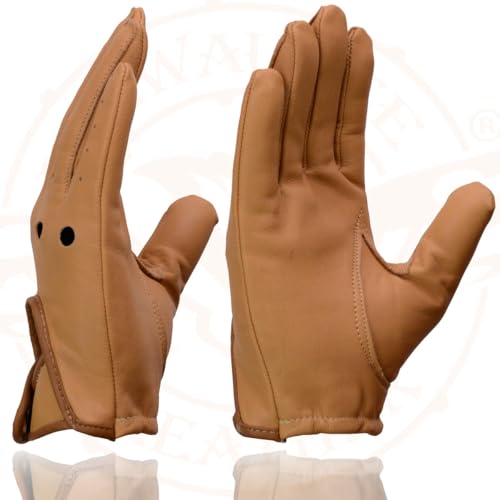 Milwaukee Leather قفازات دراجة نارية جلدية Milwaukee MG7508 للرجال مع فتحات تنفس - XX-Large - Image 5