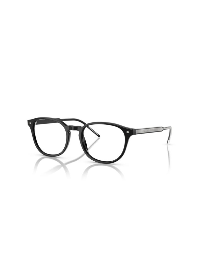 GIORGIO ARMANI Giorgio Armani Man Phantos  Eyeglasses- Ar 7259 - Lense Size:52Mm - Black - Image 1