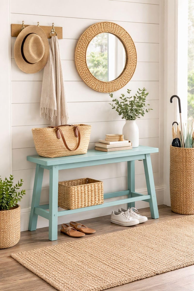 Boraam Sonoma Counter Height Backless Bench - Aspen Valley Finish - Image 1