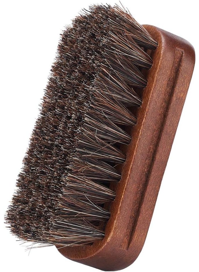 JSCARLIFE Jscarlife Polishing Shoe Shine Horsehair Deep Cleaning Brush  100 Soft Genuine Horse Hair BristlesCleaning Leather Shoes Boots Or Other More Leathers Care BrushShine BrushBuffing Brush  - Image 3