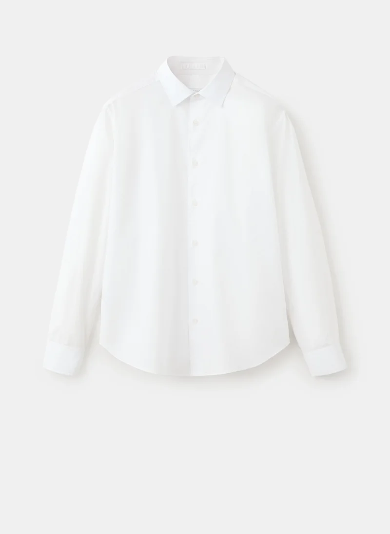 Mango Man 01-BLANCO Regular-Fit 100% Cotton Shirt for Men | Best Price UAE