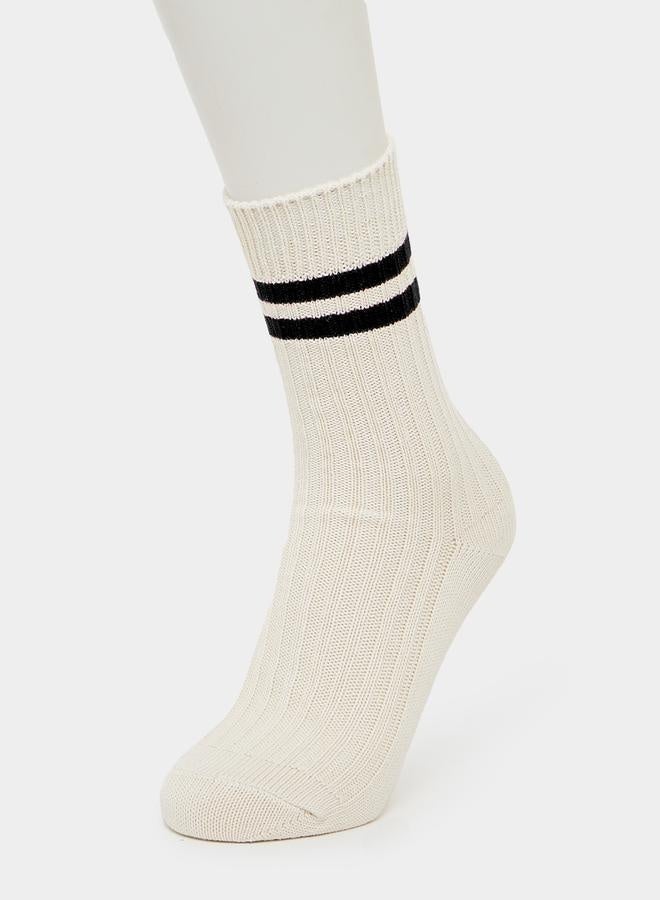 ستايلي طقم 3 أزواج جوارب مخططة - Image 2