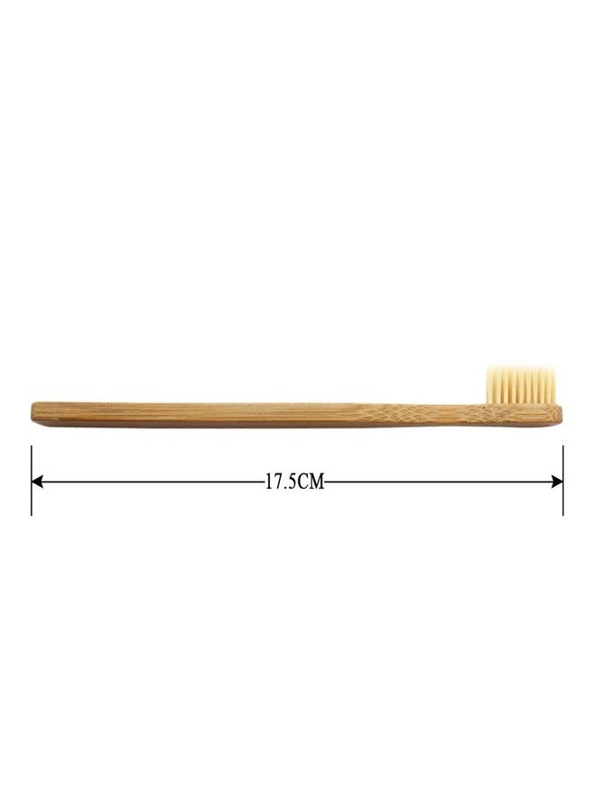 DR PERFECT Natural Bamboo Toothbrush Soft Bristles for Adults Pack of 12 - Image 4