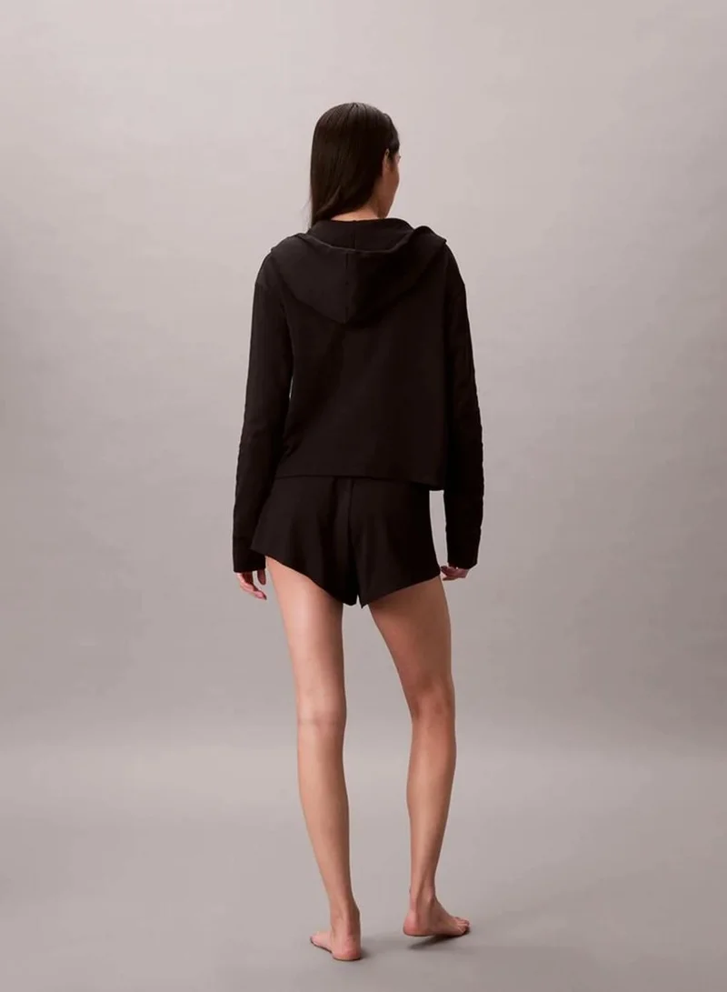 Calvin Klein Black Pyjama Shorts - Ultra Soft Modal for Women | Best Price UAE