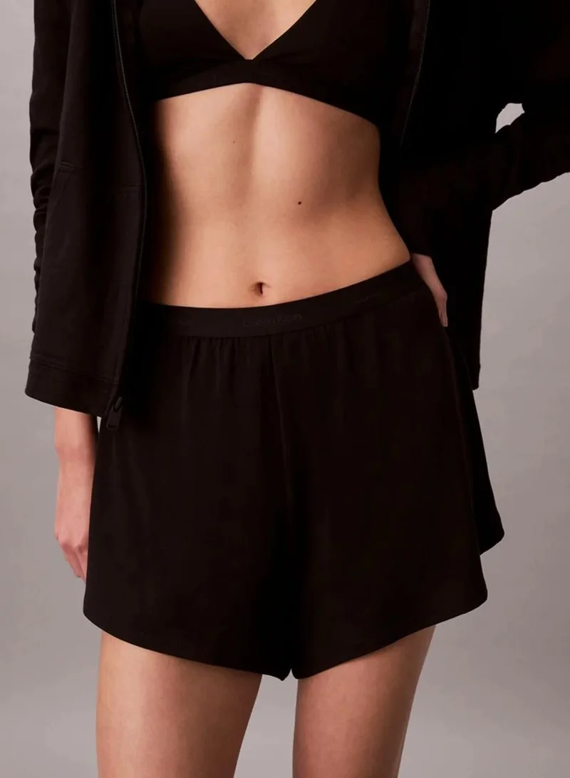 Calvin Klein Black Pyjama Shorts - Ultra Soft Modal for Women | Best Price UAE