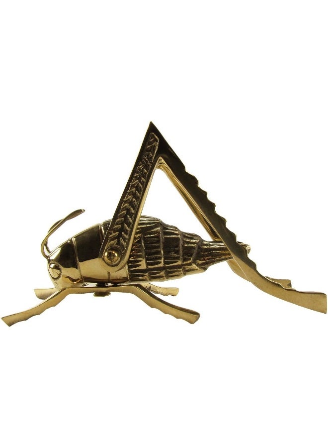 Treasure Gurus Solid Brass Lucky Cricket Rustic Fireplace Hearth/Mantle Decor - Image 3