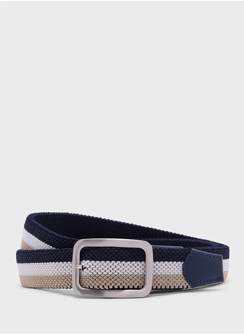 Seventy Five Casual Stripes Webbing Belt