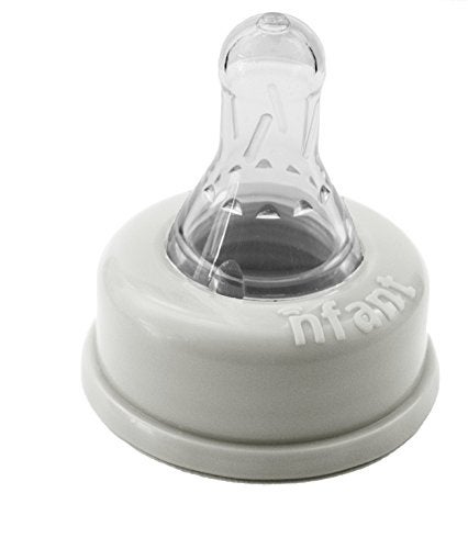 nfant | Standard Flow Nipple, White (9ml/min), 4-Pack - Image 1