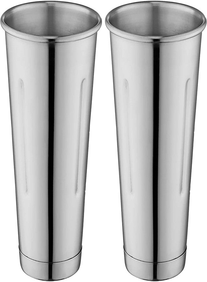 Bits N Things 30 oz. Stainless Steel Malt Cup - Milkshake/Cocktail - Pack of 2 - Image 1