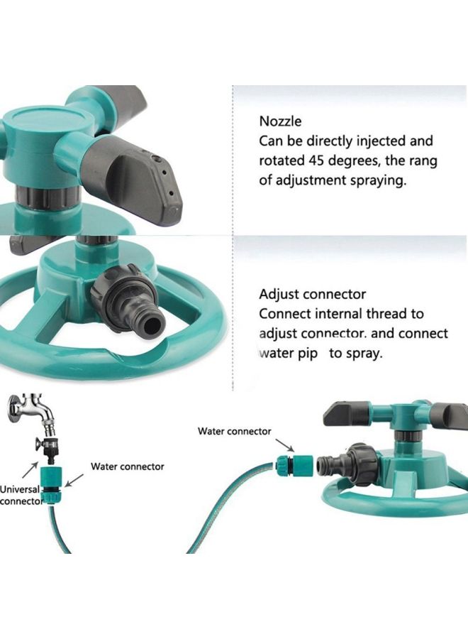 رشاش أوتوماتيكي دوار بزاوية 360 درجة أزرق - Image 3