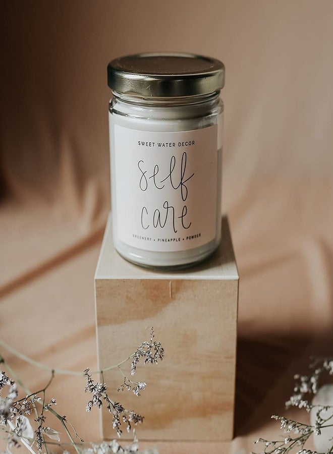 UI Intros Scented Soy Wax Candle for Home, Bedroom, Scented Soy Wax Jar Candle, Aroma Decoration Candles for Home Decor, 40 Hour Burn Time, Pineapple, Vanilla, Woods, Summer Scented Candle, Made in The India, Self Care Soy Candle - Image 5